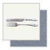 silver fork & knife