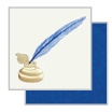 blue inkwell