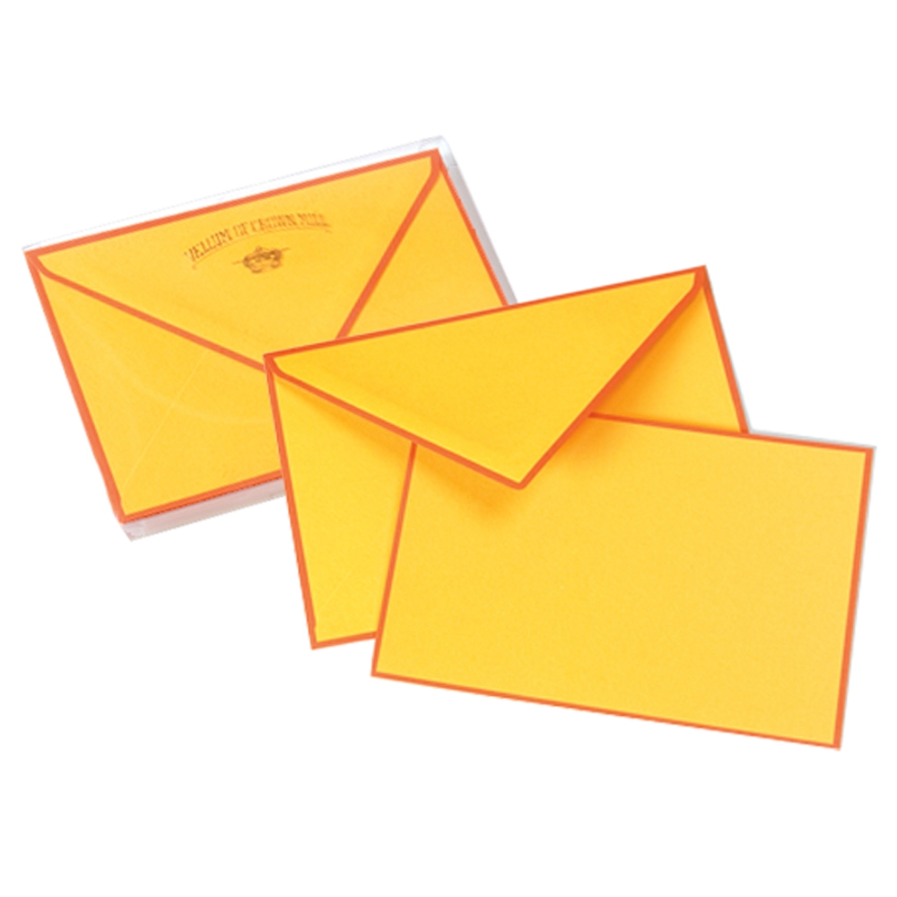 Original Crown Mill Color Edge Note Card Box - OCMCECD