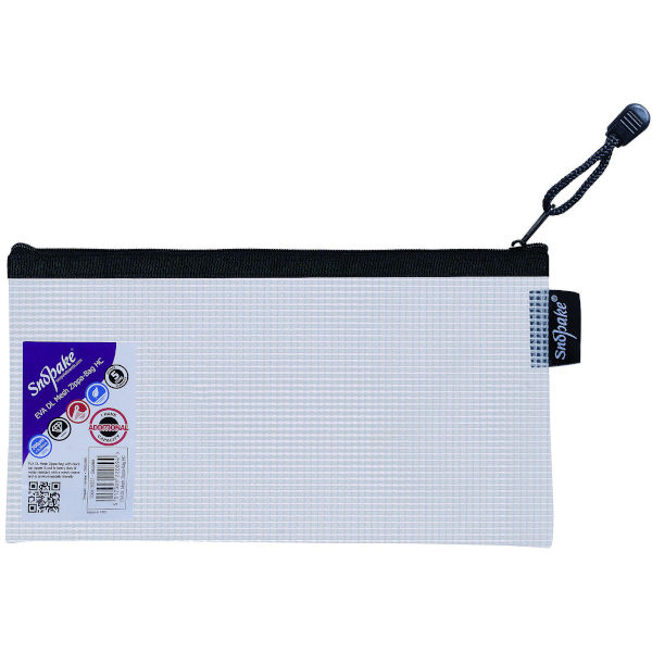 Snopake EVA Mesh Zippa-Bags 3pk  [Black and White] - SNPL158BW