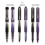 Platignum Tixx Fountain, Rollerball and Needlepoint Pen Sets - SNPLTixxCard