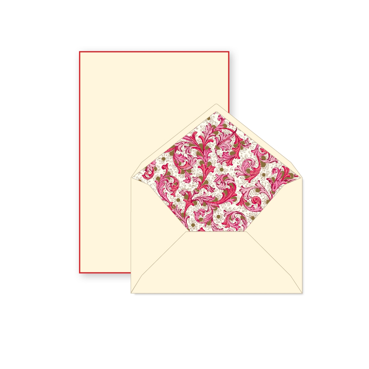 Rossi 1931 100% Cotton Bordered Writing Sheets Letter Set 10/10 - RSBSCWLS