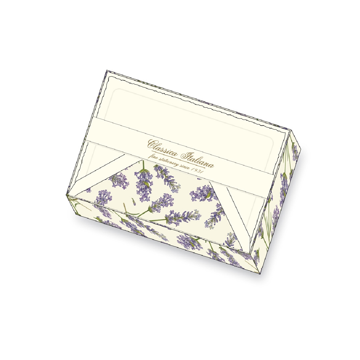 Rossi 1931 Folded Deckle Edged Cards Letter Set 10/10
