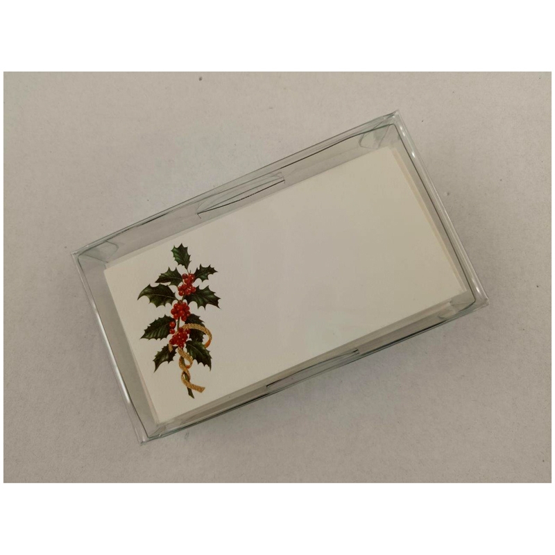 Rossi 1931 Christmas Place Cards Box of 12 Winterberry - SPN784B