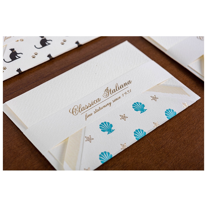 Rossi 1931 Letterpress Flat Card Letter Sets 10/10 - RSLPGLDSET