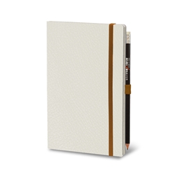 Leatherlike Stiff Notebooks with Pencil