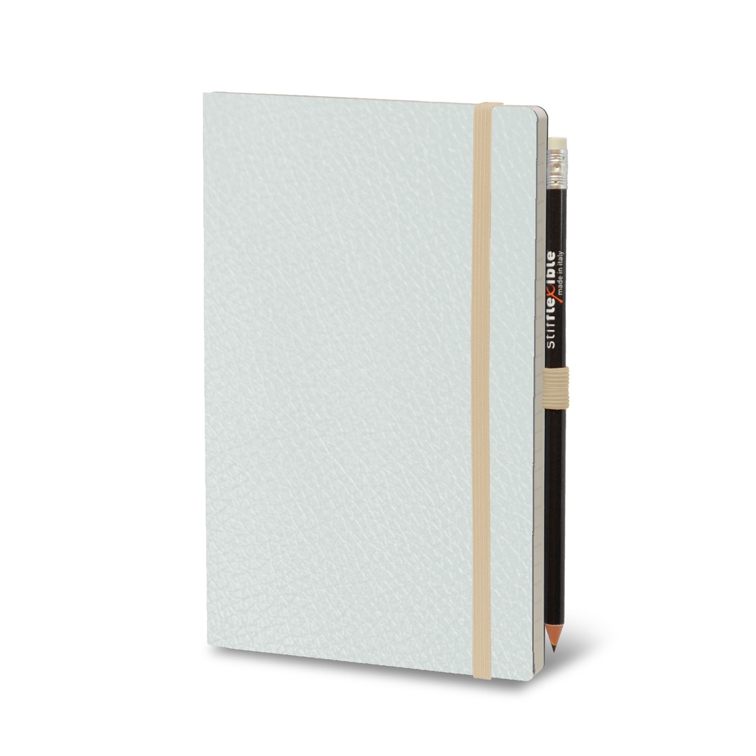 Stifflex Leatherlike Stiff Notebooks with Pencil - LEATHRNBPCL