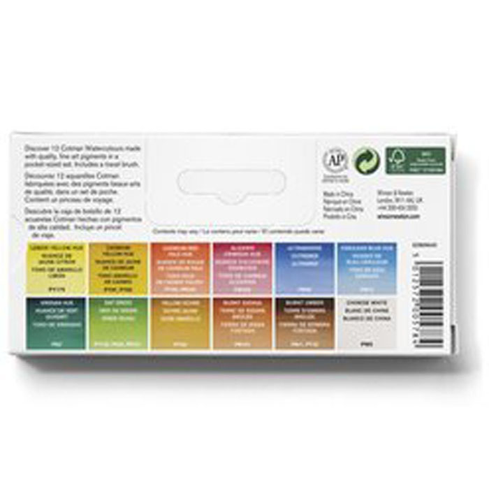 Winsor and Newton Cotman Watercolor Sketch Pocketbox - 0390640